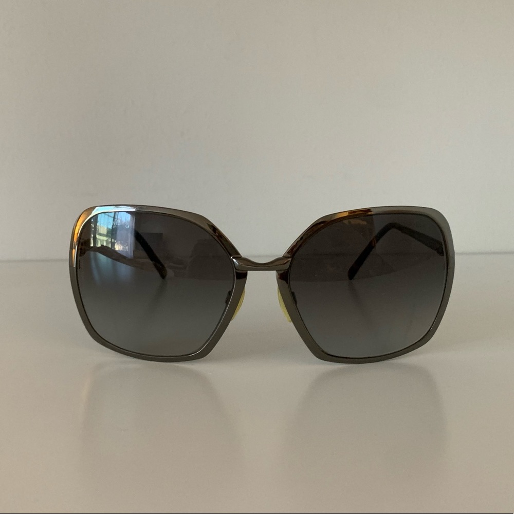 Authentic CHANEL 4176 Butterfly Sunglasses in Color 108/3C Grey/Silver